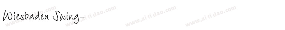 Wiesbaden Swing字体转换